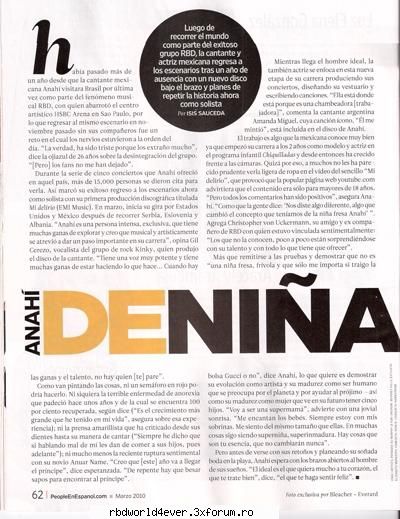 Anahi en People en espanol - **Chris_Pollito** - Anahi
