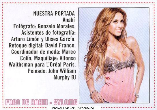 Anahi in Glamour - anahi_princessa - Anahi