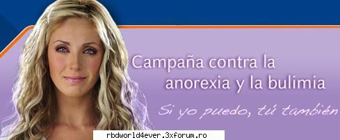 Anahi in campania contra anorexiei si bulimiei - anahi_princessa - Anahi