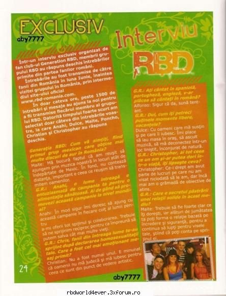 Articole - anahi_princessa - RBD