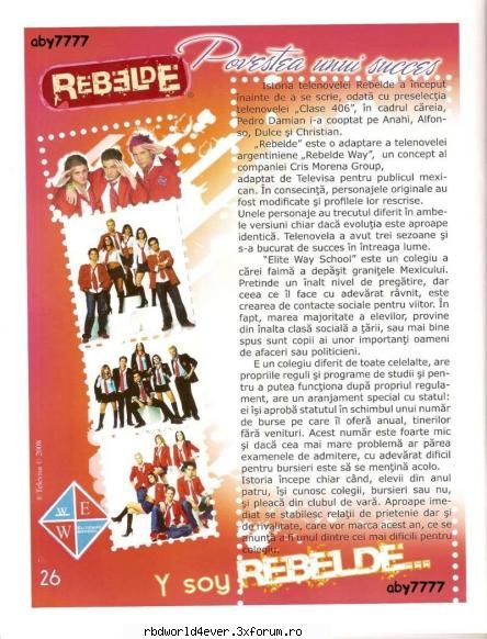 Articole - anahi_princessa - RBD