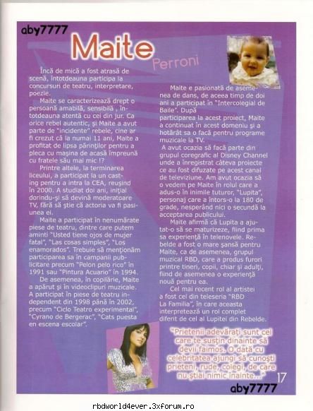 Articole - anahi_princessa - RBD