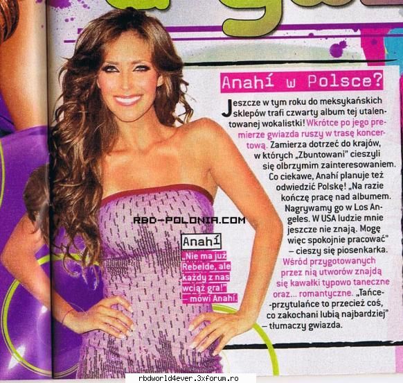 Articole - anahi_princessa - RBD