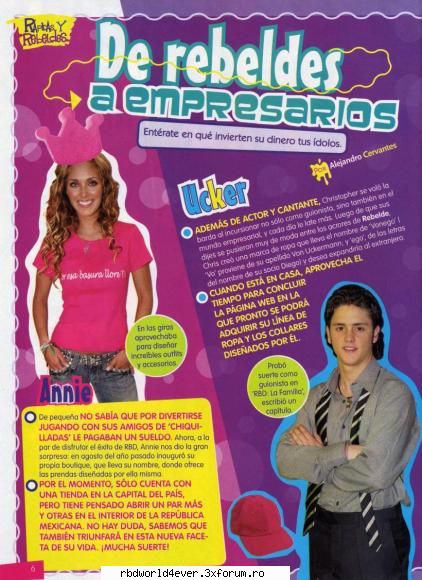 AyU in revista REBELDE - anahi_princessa - Los BB's
