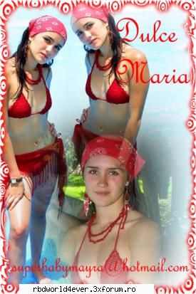 ..:: Bannere ::.. - Dulce_Maria_forever:X:X - Dulce Maria