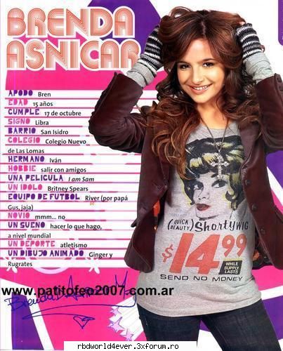 ***Brenda Asnicar*** - **Chris_Pollito** - Actori/Actritze