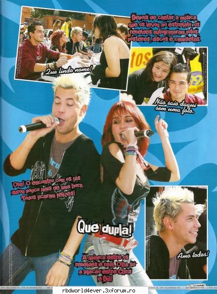 DyC in revista REBELDE - anahi_princessa - Chandy's