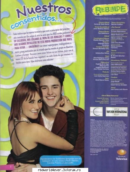 DyU in revista REBELDE - anahi_princessa - Vondy's