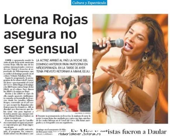 Lorena Rojas - anahi_princessa - Actori/Actritze