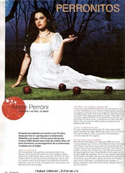Maite in Caras - anahi_princessa - Maite