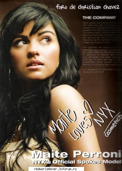 Maite in Nyx - scan-urile din catalogul NyX - Maite