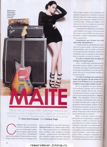 Maite in Vanidades - anahi_princessa - Maite