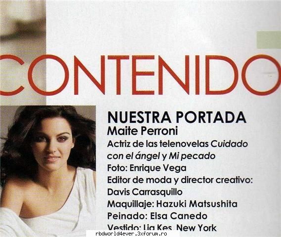 Maite in Vanidades - anahi_princessa - Maite