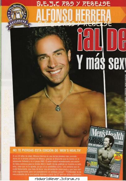 Poncho in Men's Health - anahi_princessa - Poncho