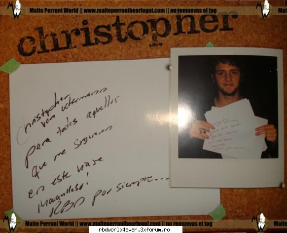 ~Poze~ - anahi_princessa - Christopher